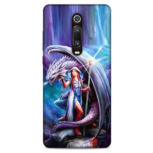 Xiaomi Mi 9T Pro Kılıf Dragons (31) TPU Kılıf Ejderha ve Sahibe