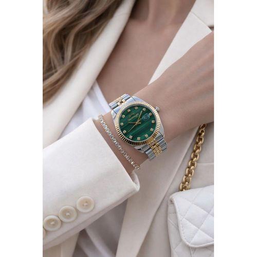 Slazenger Yeni Sezon Elite Model 50 Mt Suya Dayanıklı Bileklik Hediyeli Kadın Kol Saati VS.BLKT.0909