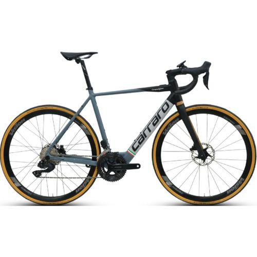 Carraro Competizone 105 Di2 Yol Yarış Bisikleti Mat Siyah-Gri Bronz 54 cm