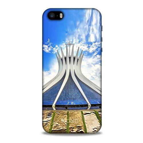 Apple Iphone 5S Kılıf Dünya Mimarisi (16) Kalın Kılıf Brasilia Katedrali