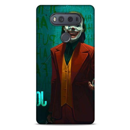 LG K61 Uyumlu Kılıf Joker (17) Tasarım Kılıf Yeşil Kırmızı