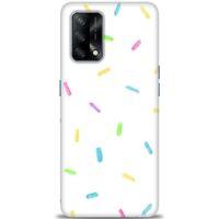 Oppo A74 Kılıf HD Baskılı Kılıf - Konfeti + Tam Ekran Koruyucu