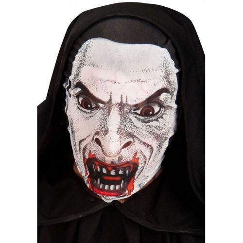 Kafaya Tam Geçmeli Bez Vampir Maskesi - Streç Korku Maskesi - 3d Baskılı Maske