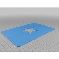 Vietnam Bayrağı 3D Baskı (Bu ürün Sadece Plastik parçadır - Almadan Önce Soru Sorabilirsiniz)