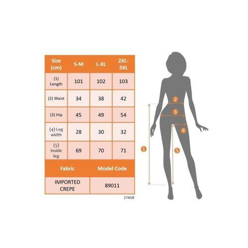 Kadın Yüksek Bel Nervurlu Ithal Krep Pantolon