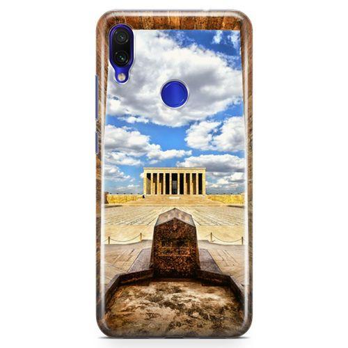 Xiaomi Redmi Note 7 Pro Kılıf Anıtkabir Perspektif Arka Kapak Koruma Desenli Full Koruyucu