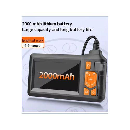 Ekranlı 3 Kameralı 10 Mt Hafıza Kart Destekli Sert Kablo Yılan Endoskop Kamera 8 Mm 4.3 Inc