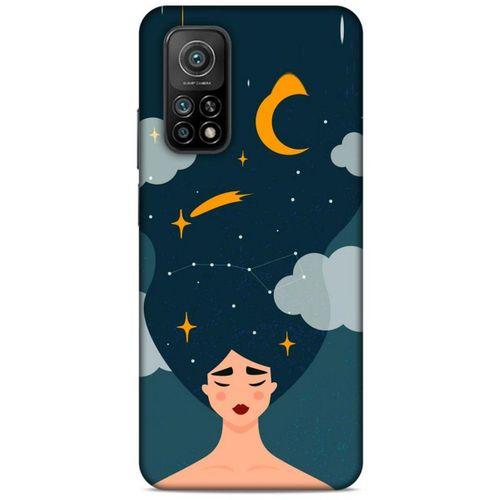 Xiaomi Mi 10T 5G Kılıf Depresyon (26) Tpu Silikon Kılıf Açık Kahverengi