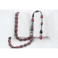 Arpa Model Oltu Taşı Onlu Karpuz İşlemeli Tespih