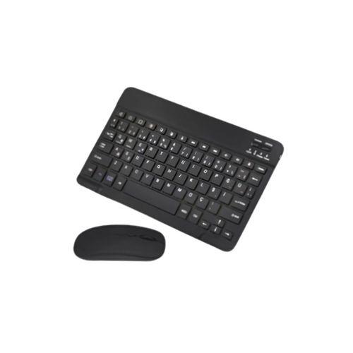Kablosuz Bluetooth Klavye Mouse Seti Wireless Sessiz İnce Tasarım Çoklu Uyumlu