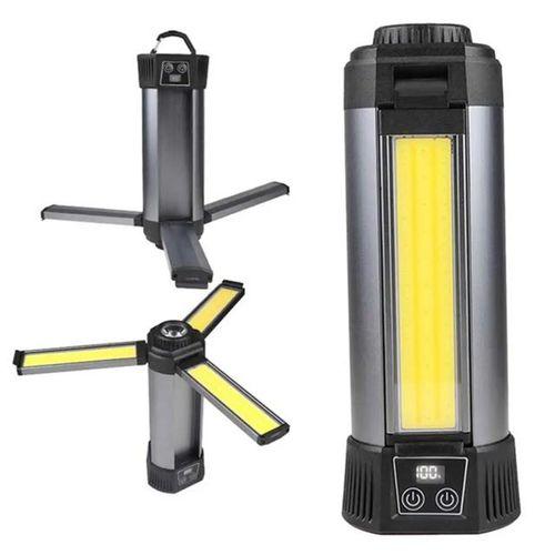 PowerMaster PM-24566 35 Watt USB - Type-C Girişli P50 Ve Cob Ledli 3 Kanatlı Kollu Çalışma Lambası
