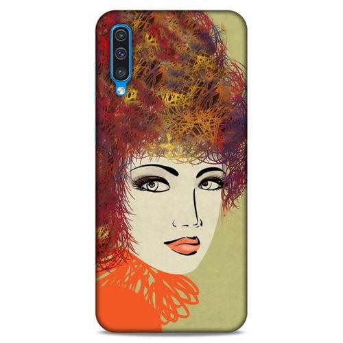 Lopard Samsung Galaxy A30s Uyumlu Kılıf Sürreal Yüzler ♀ (32) Soft Silikon Kılıf Desenli