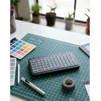 Şarjlı Kablosuz Mini Rgb Klavye Uzun Pil Ömürlü