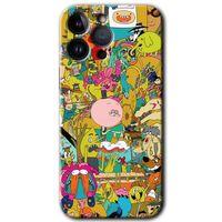 Potkal Hediye Fabrikası iPhone 14 Pro Max Kılıf HD Desen Baskılı Arka Kapak - Süper Çizgi Kahramanlar 2