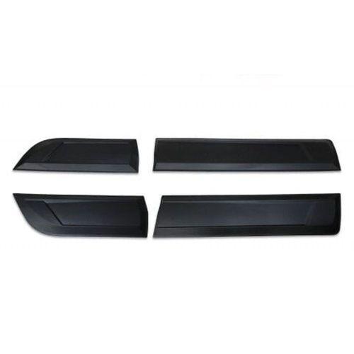 MITSUBISHI L200 2019 Set 4 Parça Kapı Kaplama Siyah Mat Asa Kum Desen İnce Model