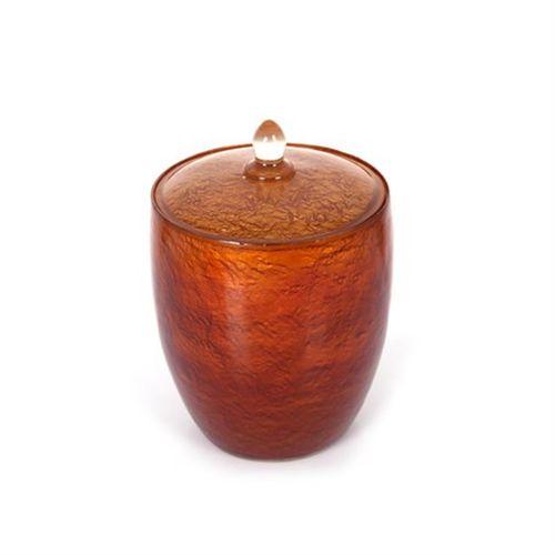 Altın Renkli Kapaklı Çöp Kovası 19X19X23Cm