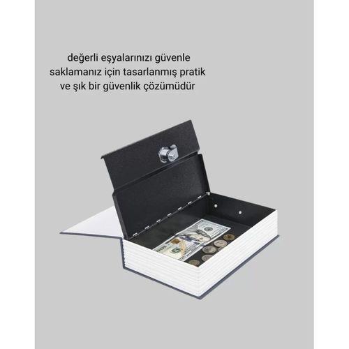 Gizli Kitap Kasa – Metal Gövdeli, Anahtarlı