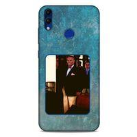 Huawei Honor 8C Kılıf Atatürk (30) Silicone Case Turkuaz Taş