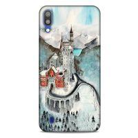 Samsung Galaxy M10 Kılıf Almanya (25) Antişok Kapak Schloss Neuschwanstein Şatosu