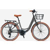 Kron CX100 Unisex 26 Jant Şehir Bisikleti Füme-Kahve 38 cm