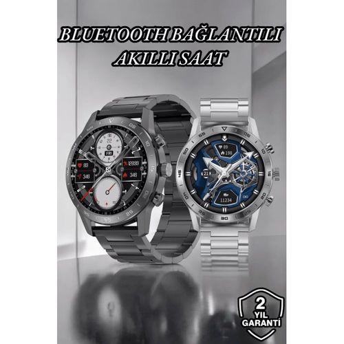 Suya Dayanıklı Dokunmatik Akıllı Saat Bluetooth 5.0, Sesli Asistan Ve Sağlık Takibi