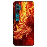 Xiaomi Mi Note 10 Pro Kılıf Dragons (12) Koruyucu Silikon Ateş Ejderhası