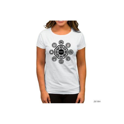 Lost Dharma Initiative Beyaz Kadın Tişört