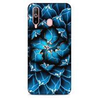 Lopard Samsung Galaxy A60 Uyumlu Kılıf Bahar (1) Kılıfı Mavi
