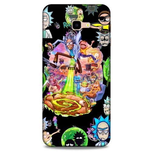 Samsung Galaxy J4 Plus Uyumlu Kılıf Rick And Morty (39) Liquid Crystal Kılıf Shadow Council
