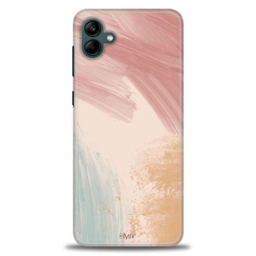 Samsung Galaxy A04 Kılıf HD Baskılı Kılıf - Soft Renkler + Tam Ekran Koruyucu