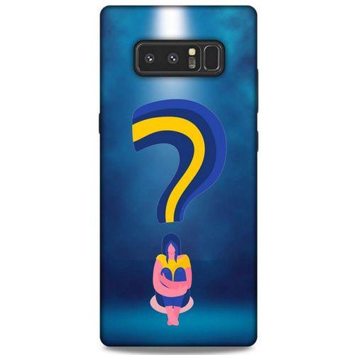 Samsung Galaxy Note 8 Kılıf Depresyon (12) Koruyucu Silikon Kırmızı Bordo