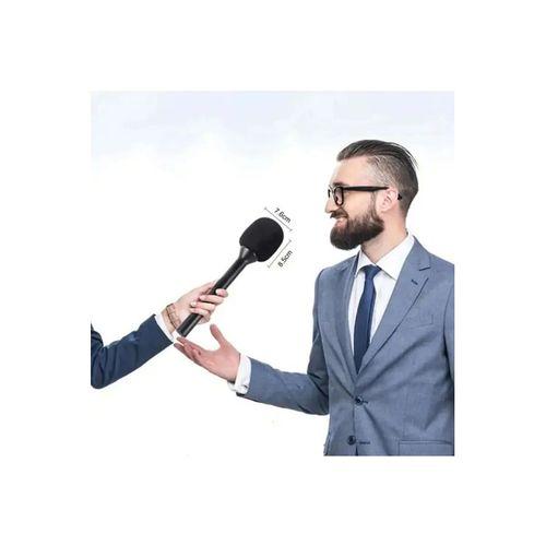 Çift Mikrofonlu Profosyonel Kablosuz Yüksek Kaliteli Ses Kaydı Röportaj Mikrofonu