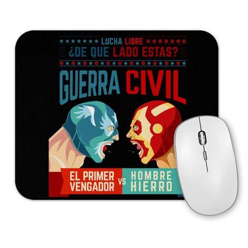 Lucha  Libre Cap Ve Iron Man Mouse Pad