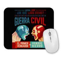 Lucha  Libre Cap Ve Iron Man Mouse Pad