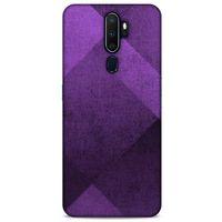 Oppo A5 2020 Uyumlu Kılıf Mor Delisi (16) Kalın Kılıf Üçgen