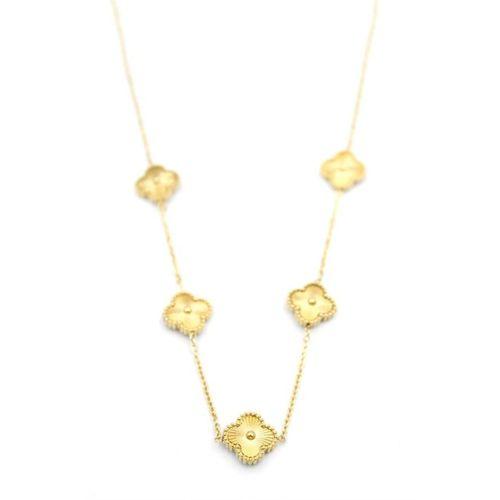 Vc Yonca Kolye - Altın