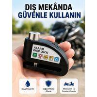 Disk Fren Kilidi Alarmlı Anti Hırsızlık Motosiklet Scooter Bisiklet Yeni Nesil