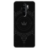Xiaomi Redmi Note 8 Pro HD Baskılı Kılıf + 9D Tam Ekran Koruyucu - Siyah Mandala 1