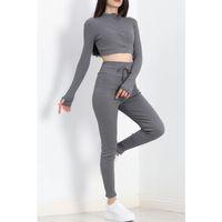 pilelistore Fermuarlı Kaşkorse Takım Füme