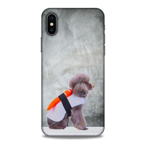 Apple iPhone XS Kılıf Köpek Kıyafetleri (39) Liquid Crystal Kılıf China Sushi Yağmurluk