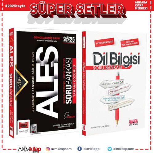 Yargı 2025 ALES ve AKM Dil Bilgisi Soru Bankası Seti 2 Kitap