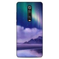 Lopard Xiaomi Mi 9T Pro Uyumlu Kılıf Gece'S (32) Soft Silikon Kılıf Norveç Kuzey Işıkları