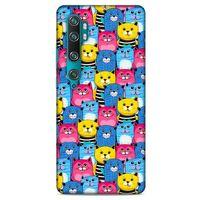 Lopard Xiaomi Mi Cc9 Pro Uyumlu Kılıf Kediler (36) Glitter Kılıf Mavi Pembe