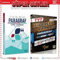 Aromat Yayınları TYT AYT DGS KPSS ALES Paragraf Soru Bankası ve Liderler 12 Yayın 24 Deneme Seti 2 Kitap
