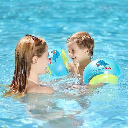 MySwimBaby Yüzme Yardımcısı Kolluk Şişme Kolluk Çocuk Kolluk Bebek Deniz Kolluğu(M) 3 Yaş - 7 Yaş