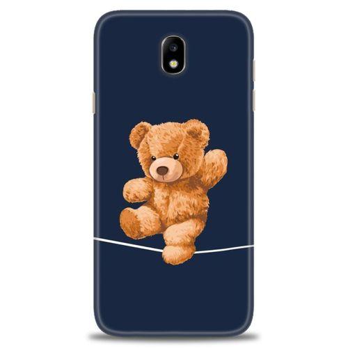 Samsung Galaxy J7 Pro / J730 Kılıf HD Baskılı Kılıf - İpteki Teddy + Tam Ekran Koruyucu