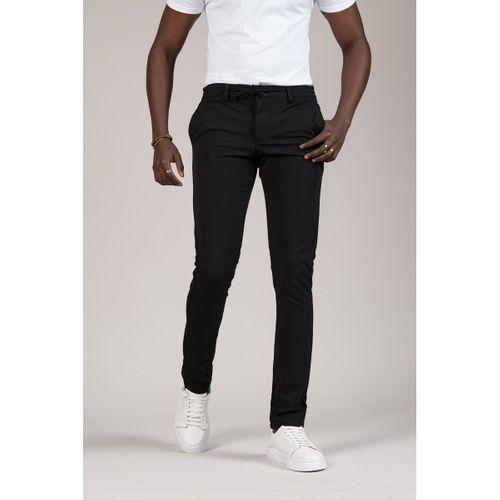 Slimfit Dokulu Dar Paça Beli Lastikli Ve İplikli Yazlık Jogger Pantolon