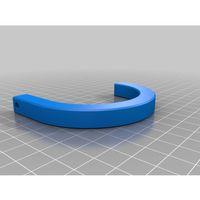 Yatay ve Minimal Beyzbol Sopası Tutucu (Bu ürün Sadece Plastik parçadır - Almadan Önce Soru Sorabilirsiniz)