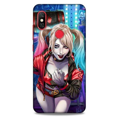 Xiaomi Redmi Note 6 Pro Uyumlu Kılıf Harley Quinn (38) Neo Hybrid Kılıf Limoni