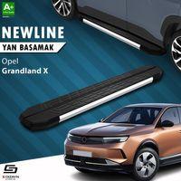 S-Dizayn Opel Grandland X 2 Hybrid NewLine Krom Yan Basamak 183 Cm 2024 Üzeri A+ Kalite